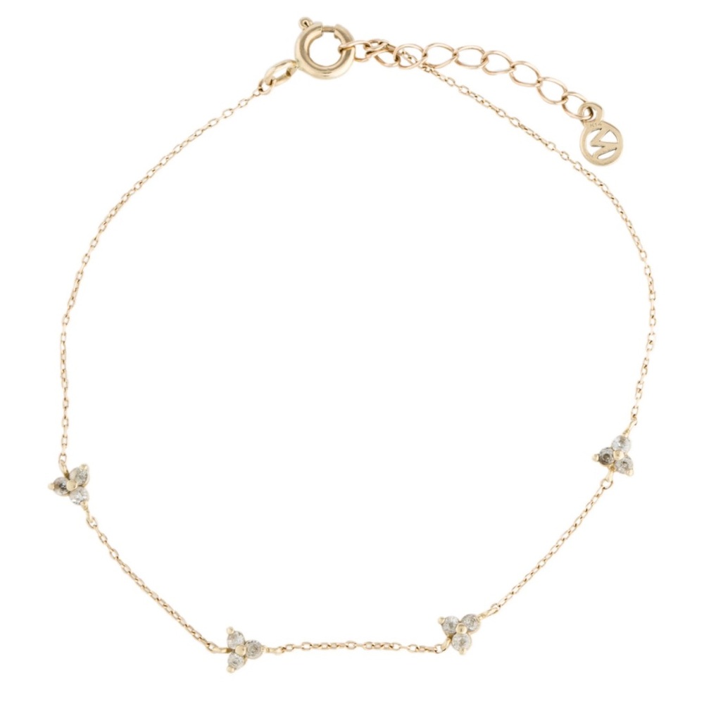 ISO Mejuri Mini Lotus Bracelet